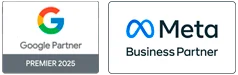 Google Partner Premier 2025 · Meta Business Partner